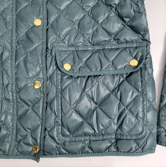 J. Crew Shiny Downtown Field Quilted Down-Filled Jacket - Picture 11 of 12